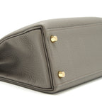 Hermes Kelly 25 Togo 8F Gris Etain GHW