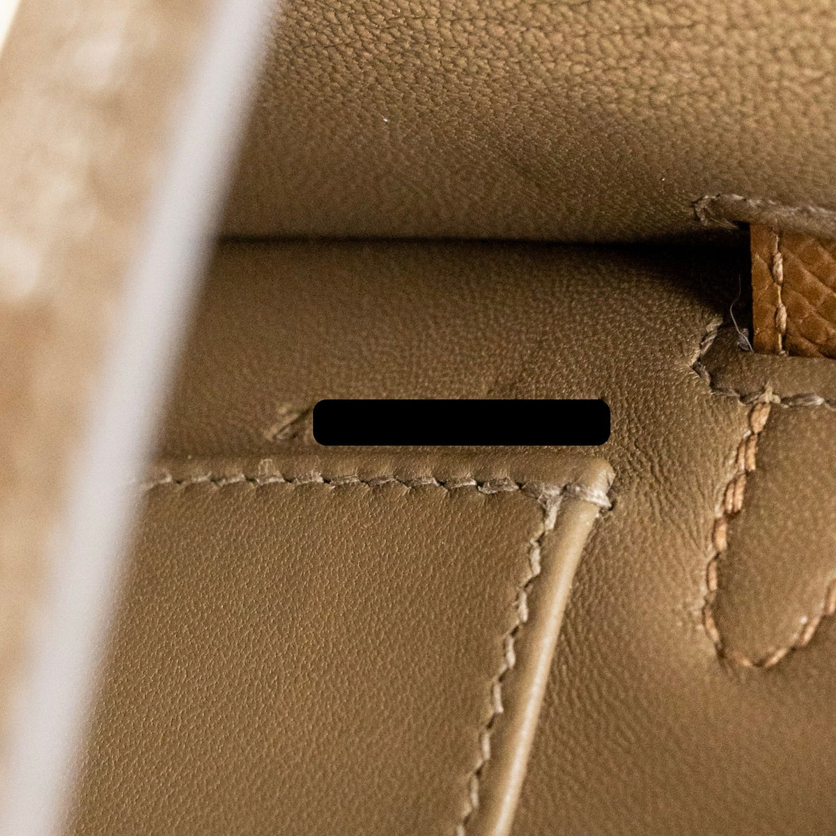 Hermes Mini Kelly II Epsom Etoupe/ Alezan/ Biscuit SHW