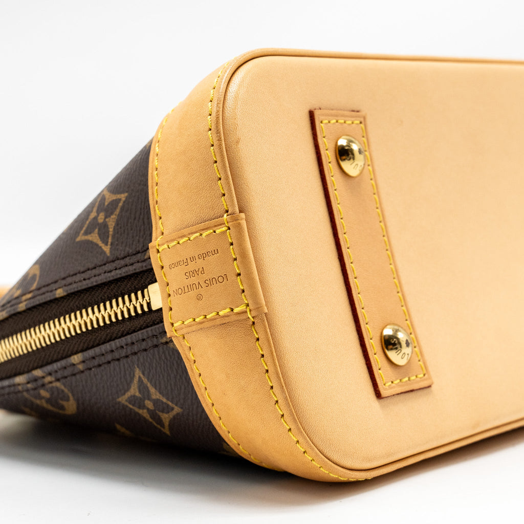LOUIS VUITTON ALMA BB MONOGRAM CANVAS GHW