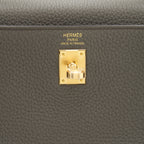 Hermes Kelly 25 Togo 8F Gris Etain GHW