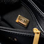 CHANEL 24P MINI SHOPPING TOTE CALFSKIN BLACK GHW (MICROCHIP)