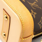 LOUIS VUITTON ALMA BB MONOGRAM CANVAS GHW