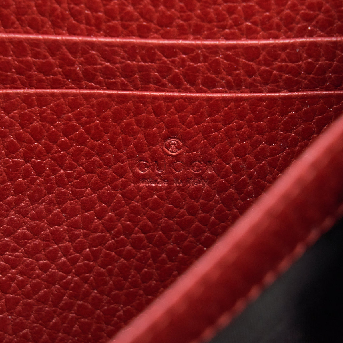 GUCCI DIONYSUS CHAIN WALLET RED