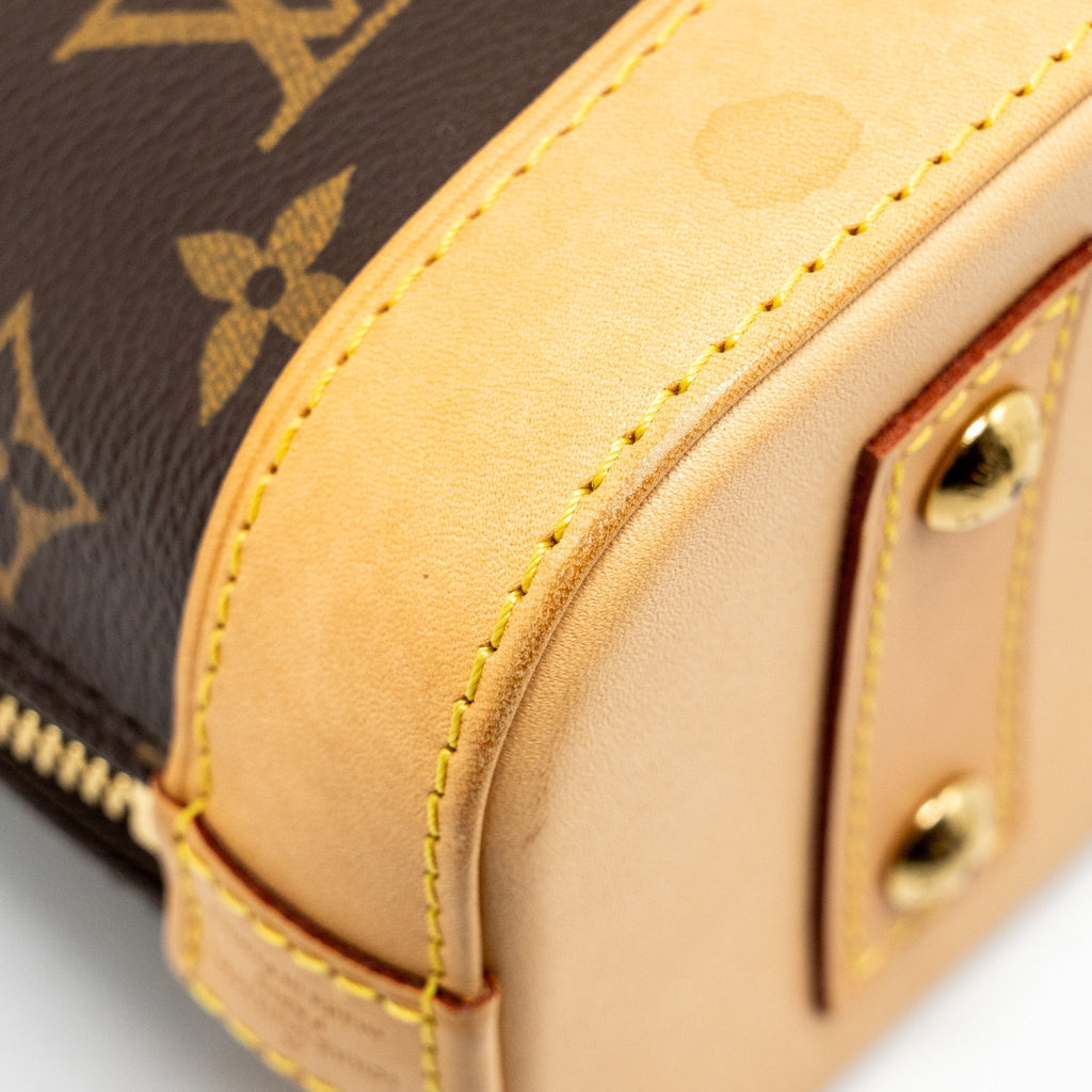 LOUIS VUITTON ALMA BB MONOGRAM CANVAS GHW
