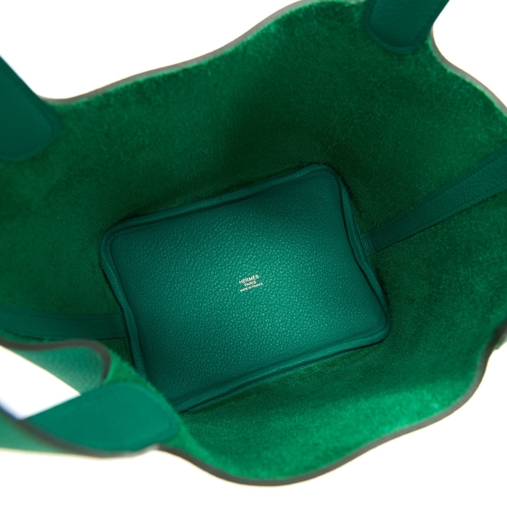 Hermes picotin 18 Lock Bag Vert Jade GHW Taurillon Maurice Leather