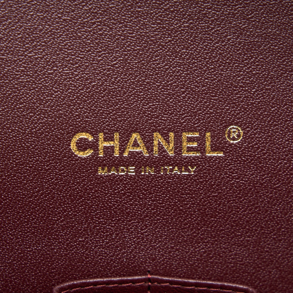 CHANEL MAXI CLASSIC DOUBLE FLAP BLACK CAVIAR GHW