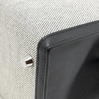 Hermes kelly 28 sellier toile H / swift ecru - black / black SHW