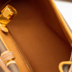Hermes Herbag 31 Zip Bag Canvas/Hunter Leather Etoupe / Natural Sable GHW