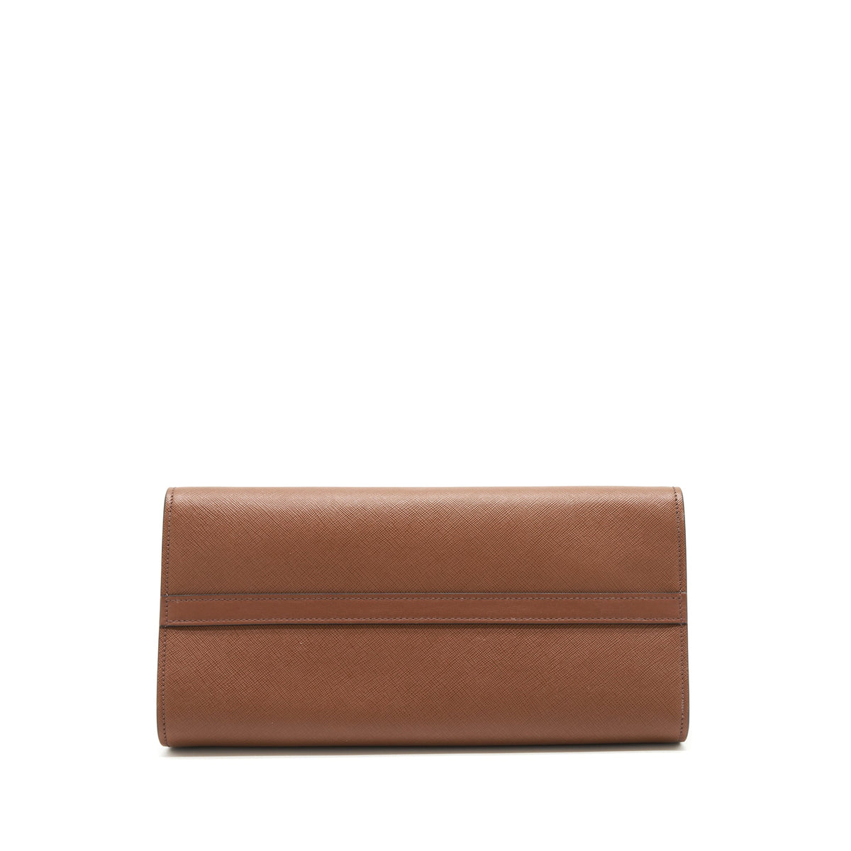 PRADA SAFFIANO BORDA BAG BROWN GHW