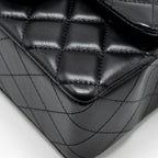 CHANEL MINI RECTANGULAR FLAP BAG LAMBSKIN BLACK LGHW (MICROCHIP)