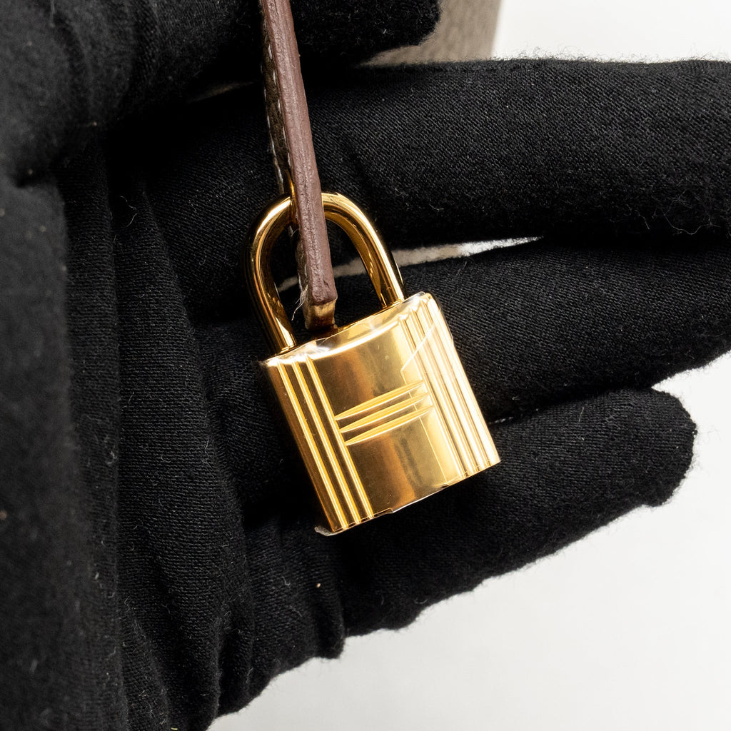 Hermes picotin 18 lock bag clemence etoupe GHW