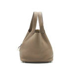 Hermes Picotin 22 Lock Bag Etoupe SHW
