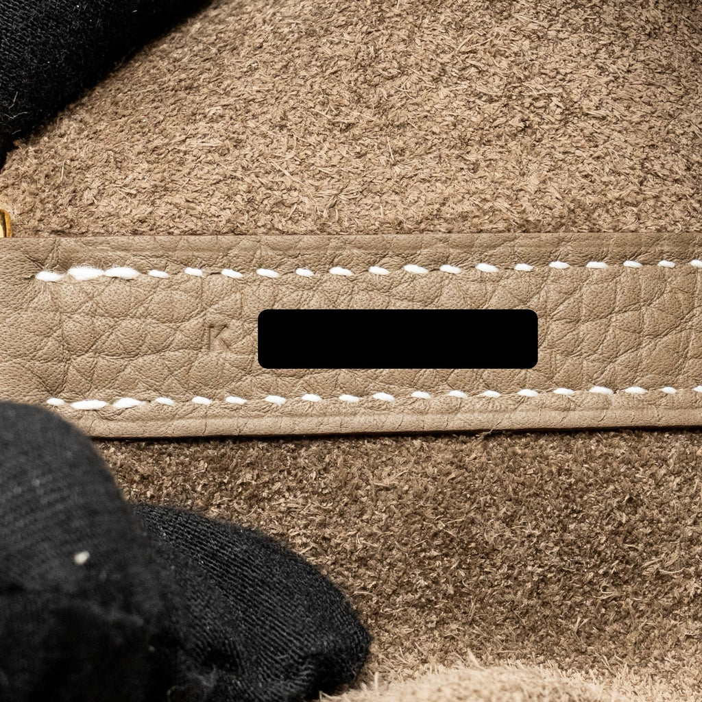 Hermes picotin 18 lock bag clemence etoupe GHW