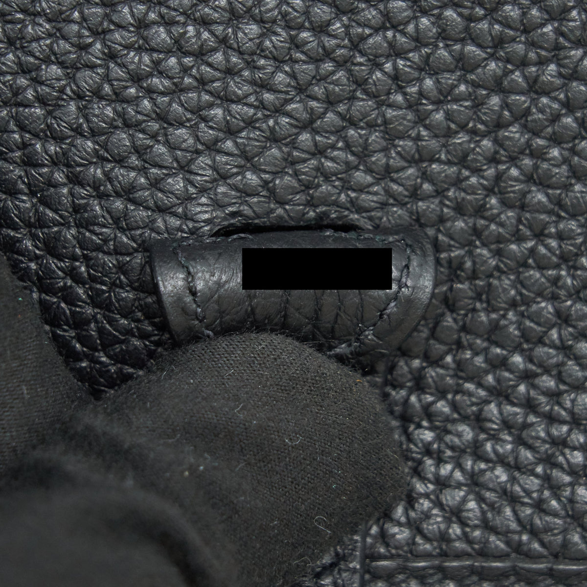 Hermes mini Evelyne black SHW