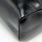 CHANEL MINI 31 BAG SHINY LAMBSKIN BLACK LGHW (MICROCHIP)
