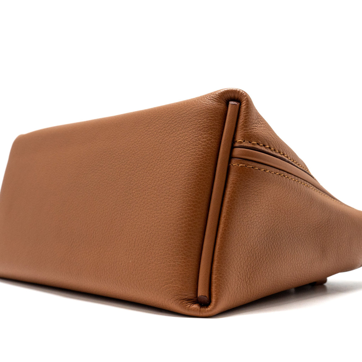 Hermes Mini 24/24 2424-21 Bag Evercolor/Swift Gold SHW