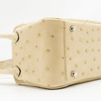 Hermes Mini Lindy Ostrich 3C Parchemin SHW