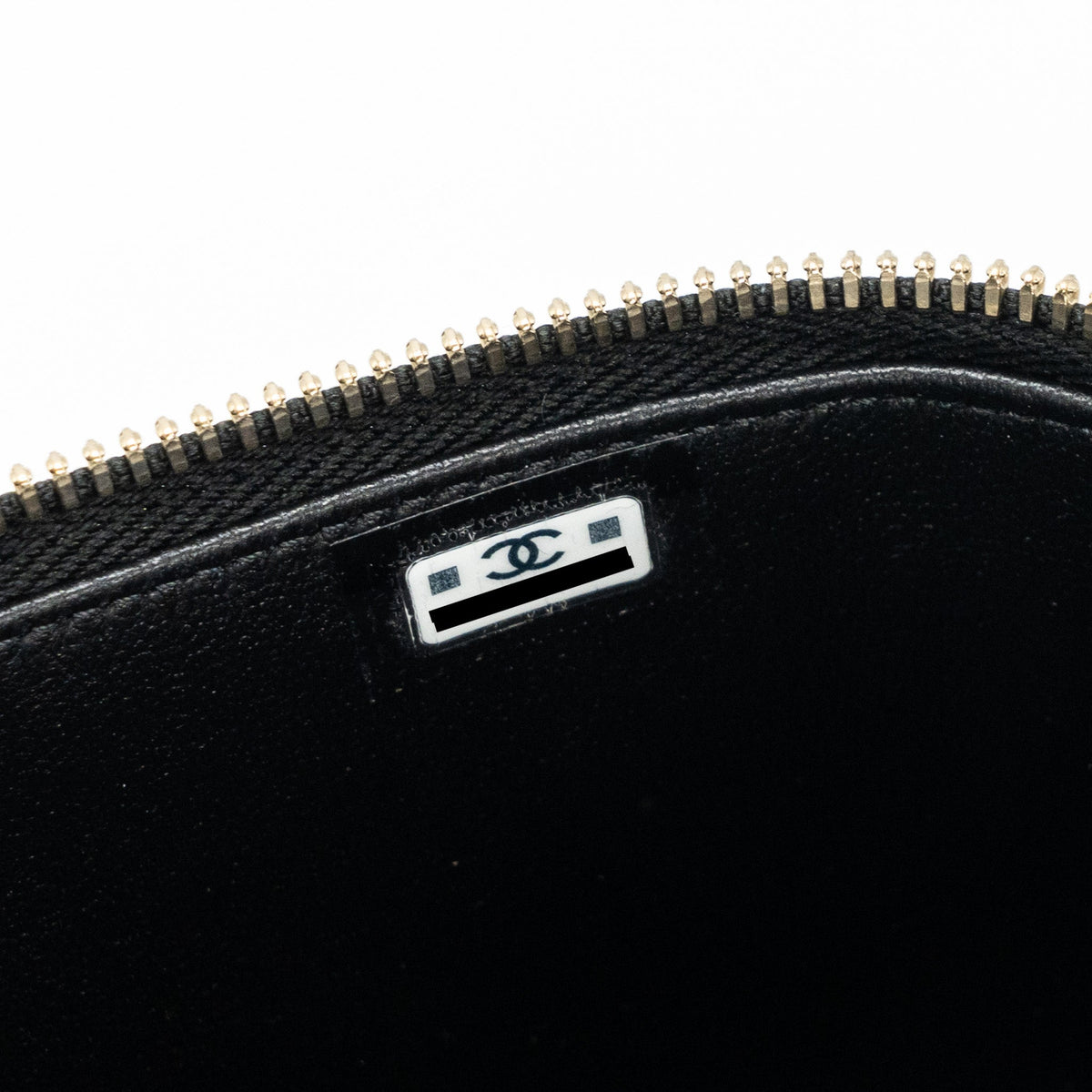 CHANEL TOP HANDLE LONG VANITY WITH CHAIN LAMBSKIN BLACK LGHW(MICROCHIP)