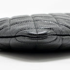 CHANEL CLASSIC ZIPPED POUCH CAVIAR BLACK LGHW