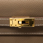 HERMES CLASSIC KELLY TO GO EPSOM ETOUPE GHW