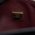 CHANEL SMALL CLASSIC DOUBLE FLAP BAG CAVIAR BLACK GHW (MICROCHIP)