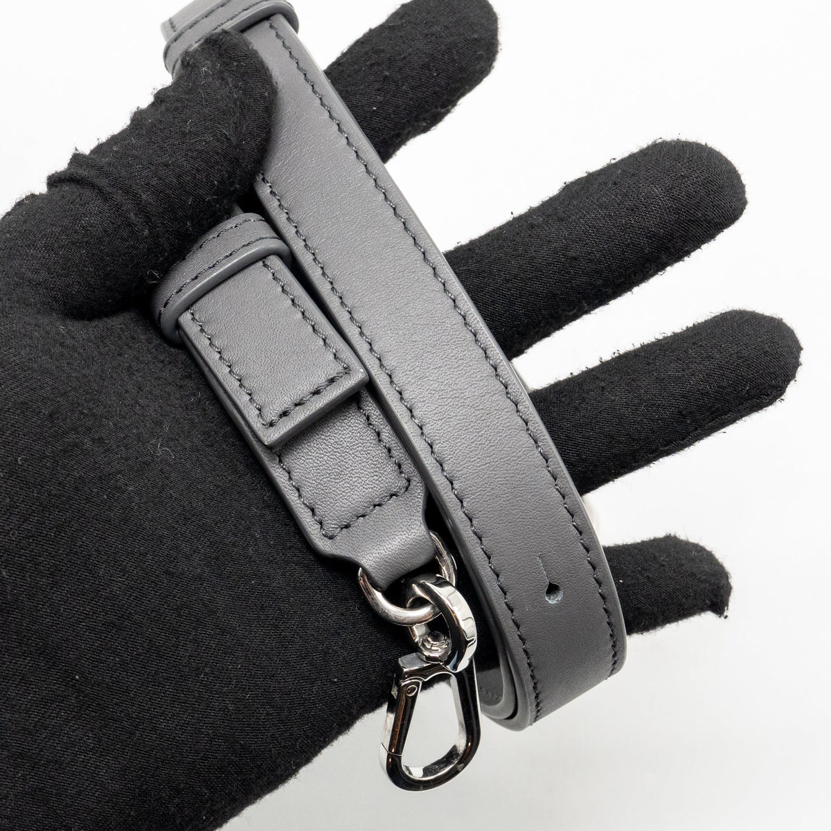 Loewe Small Puzzle Bag Calfskin Grey SHW