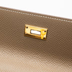 HERMES CLASSIC KELLY TO GO EPSOM ETOUPE GHW