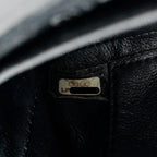 CHANEL CC MINI FLAP BAG PATENT BLACK SHW