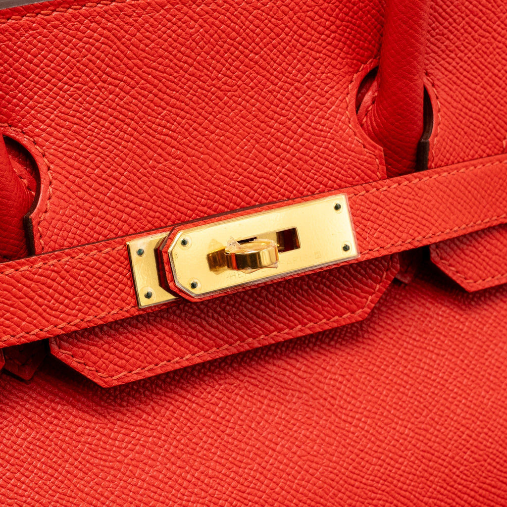 Hermes Birkin 30 Epsom S5 Rouge Tomate GHW