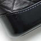 CHANEL SMALL GABRIELLE HOBO BLACK BAG GOLD/SLIVER HARDWARE