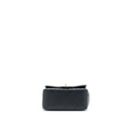 CHANEL CLASSIC MINI SQUARE FLAP BAG LAMBSKIN BLACK LGHW (MICROCHIP)