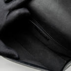 CHANEL MEDIUM BOY BAG GRAINED CALFSKIN BLACK RUTHENIUM HARDWARE