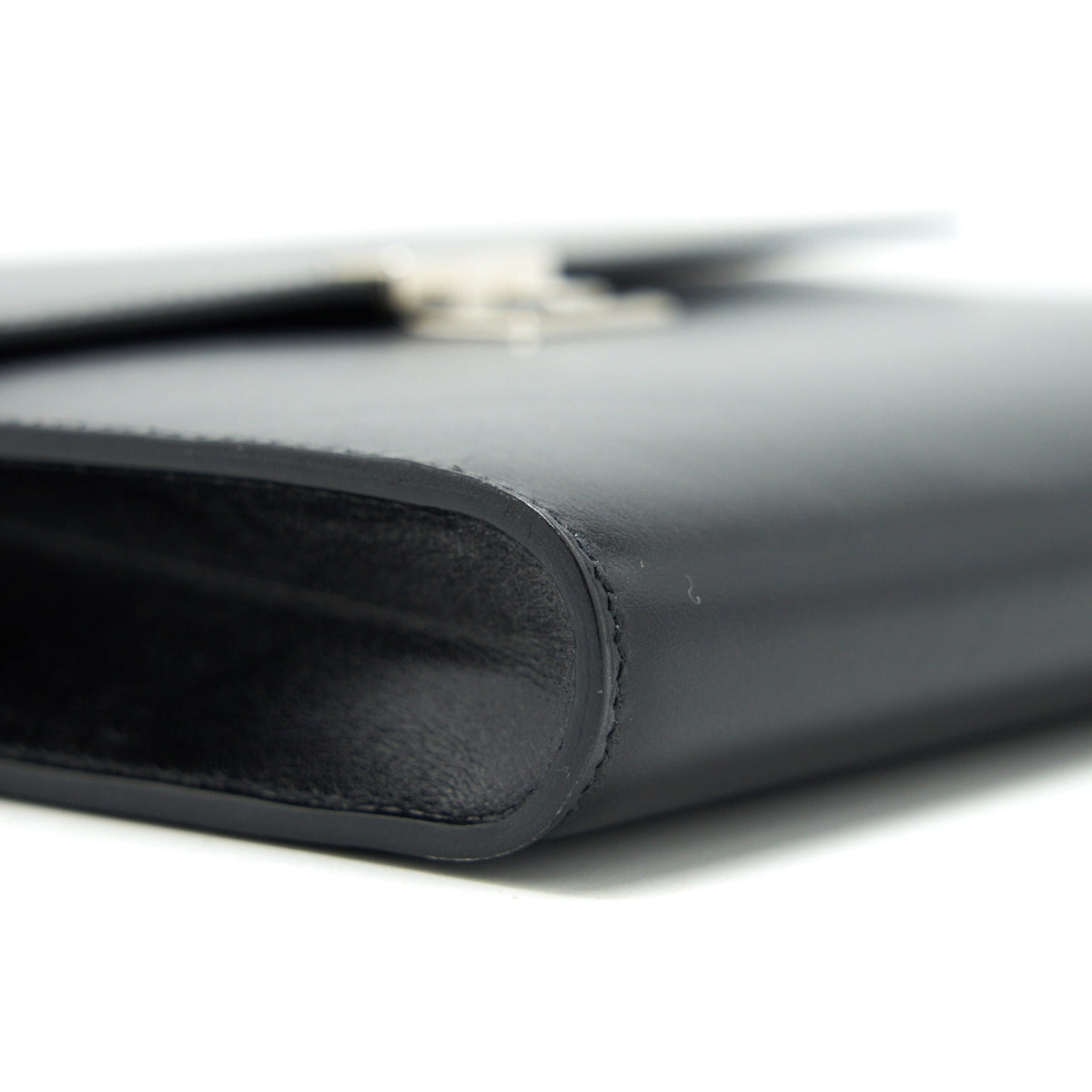 Hermes Clic 16 Wallet box Calfskin black SHW