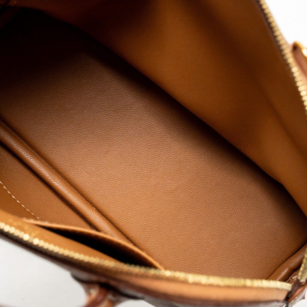 Hermes Mini Bolide Evercolor Gold GHW