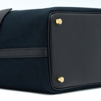HERMES CARGO PICOTIN 18 POCKET BAG CANVAS/SWIFT BLACK GHW
