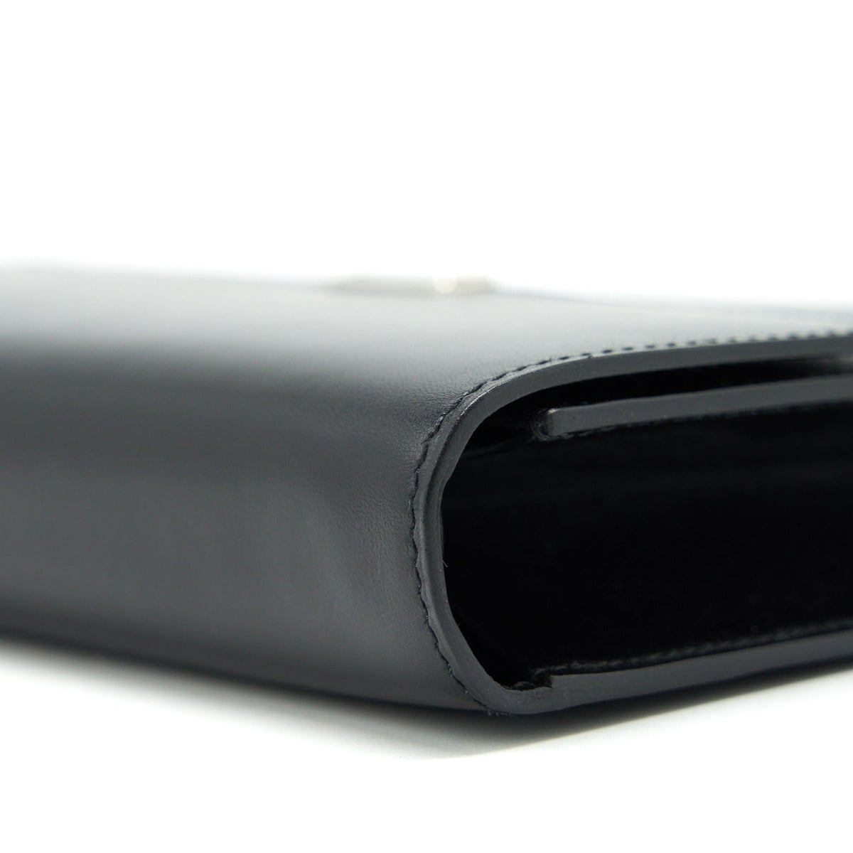 Hermes Clic 16 Wallet box Calfskin black SHW