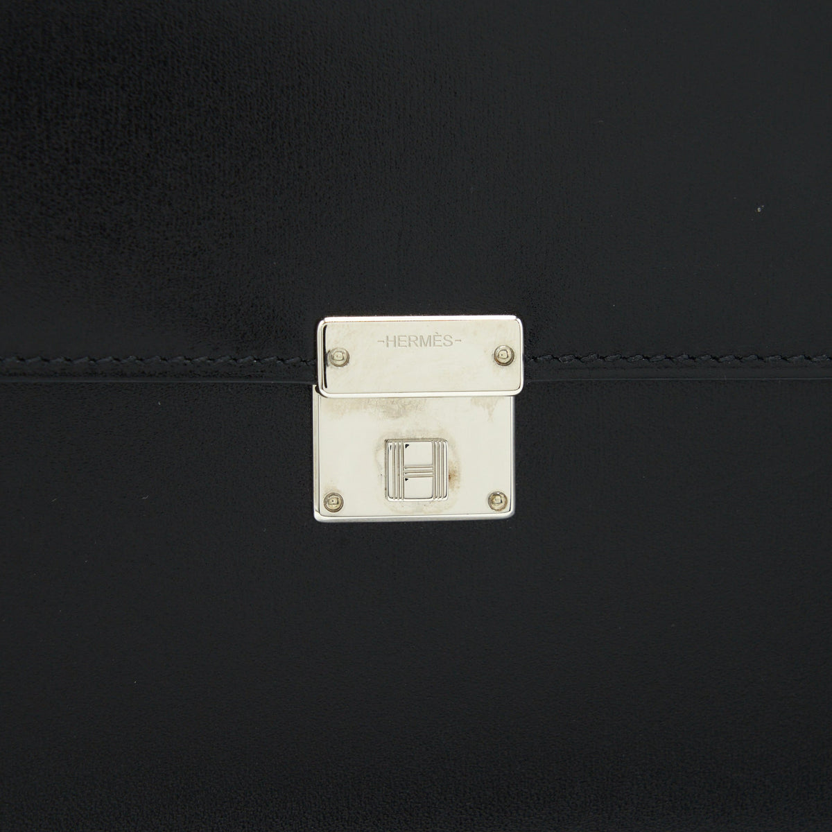 Hermes Clic 16 Wallet box Calfskin black SHW
