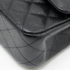 CHANEL MEDIUM CLASSIC DOUBLE FLAP BAG CAVIAR BLACK GHW