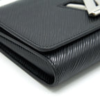 LOUIS VUITTON TWIST WALLET ON CHAIN BLACK SHW EPI LEATHER