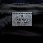 GUCCI MARMONT MINI SEQUIN SHOULDER BAG BLACK