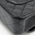 CHANEL MEDIUM CLASSIC DOUBLE FLAP BAG CAVIAR BLACK GHW