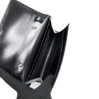 Hermes Clic 16 Wallet box Calfskin black SHW