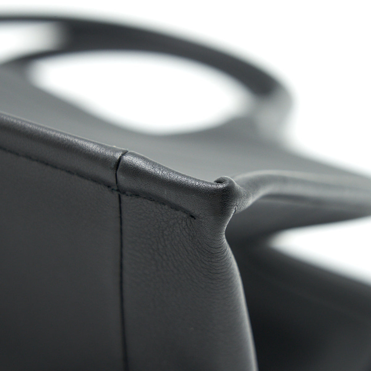 DIOR SMALL LEATHER BOOK TOTE SO BLACK
