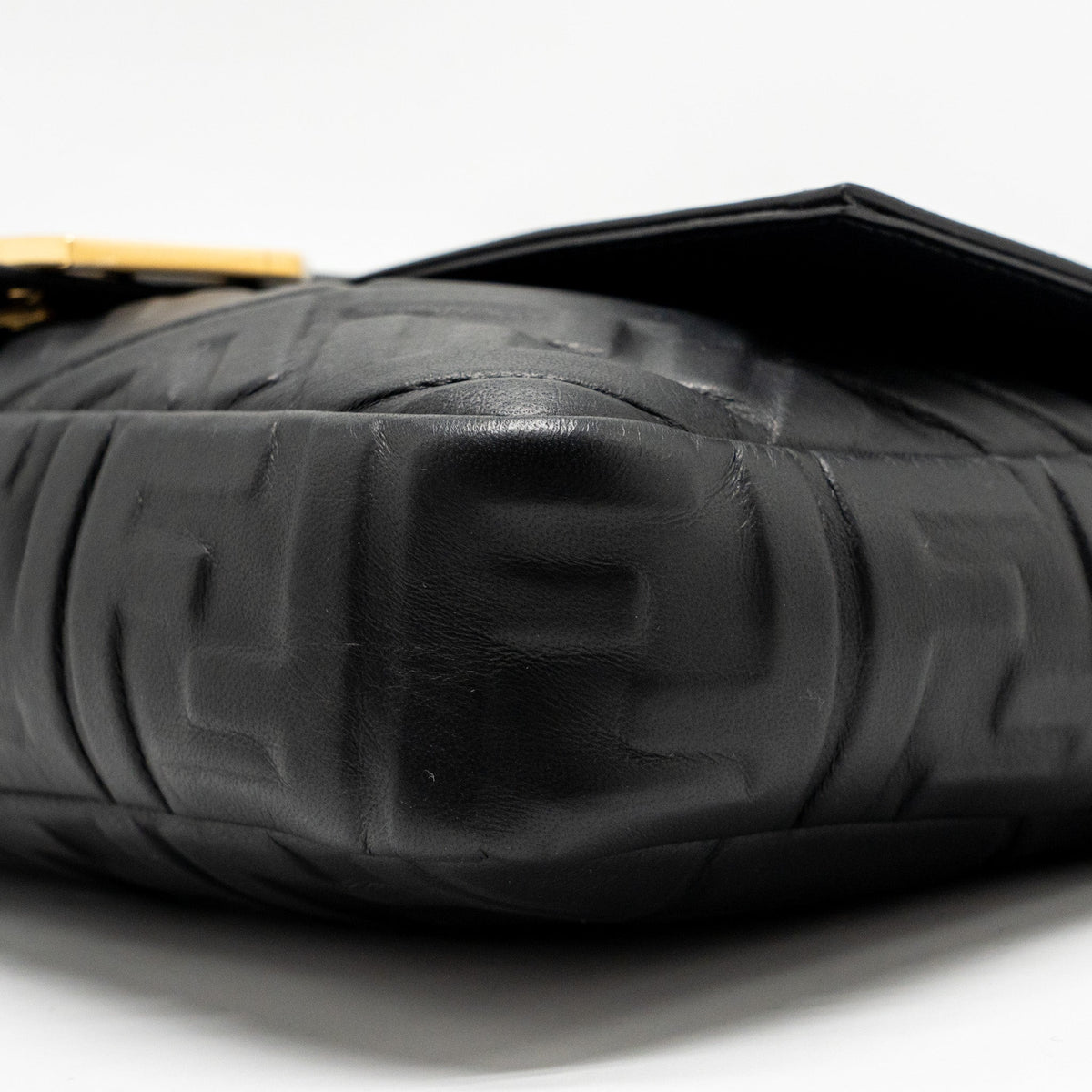 FENDI LARGE BAGUETTE BAG NAPPA BLACK GHW