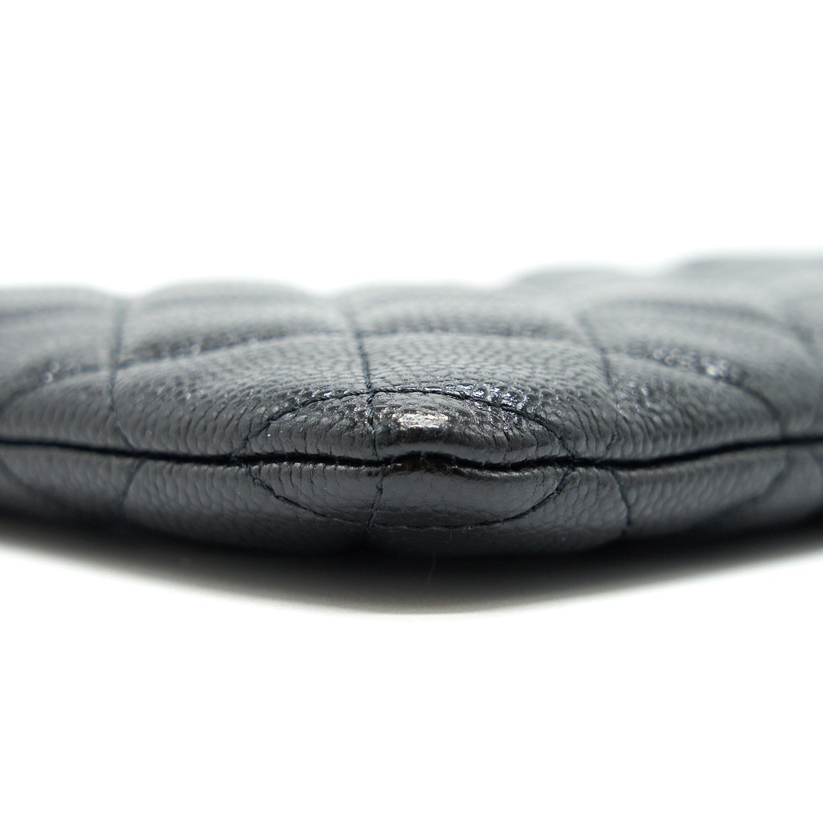 CHANEL COIN POUCH CAVIAR LEATHER BLACK