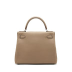 HERMES KELLY 28 TOGO LEATHER ETOUPE SHW