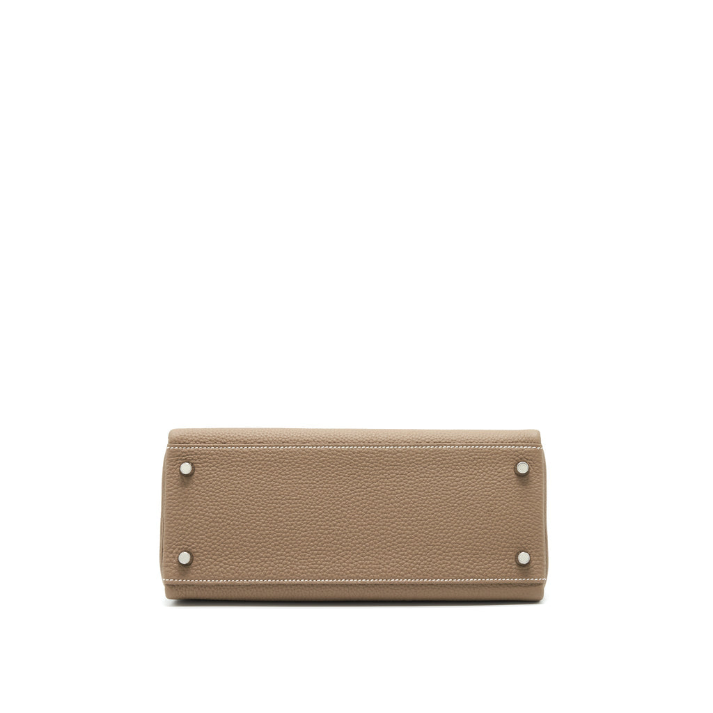 Hermes Kelly 28 Togo leather Etoupe SHW