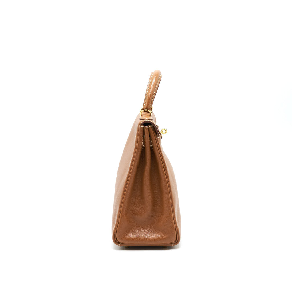 HERMES KELLY 32 GOLD EPSOM GHW
