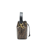 FENDI MON TRESOR BUCKET BAG CALFSKIN BROWN GHW