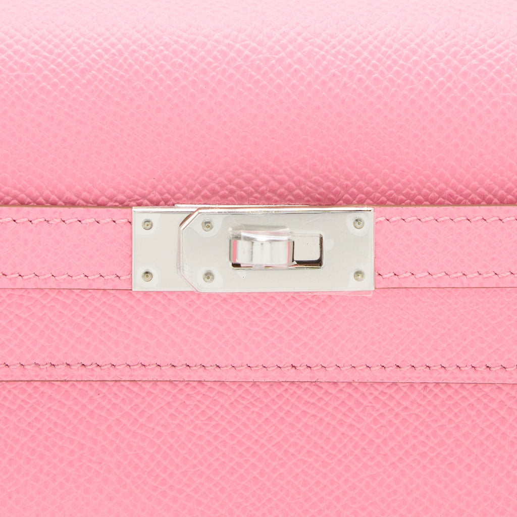 Hermes Kelly To Go Epsom 1Q Rose Confetti SHW